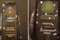 Hyderabad wins World Green City Award 2022 for ORR greenery. (Photo credit: Twitter/@arvindkumar_ias) - Sakshi Post