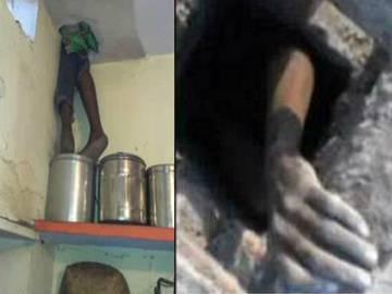 Thief stuck in chimney, rescued and arrested - Sakshi Post