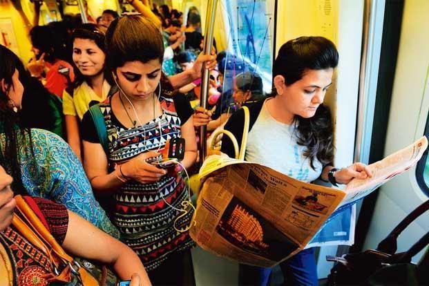 Women in Delhi Metro&amp;amp;nbsp; - Sakshi Post