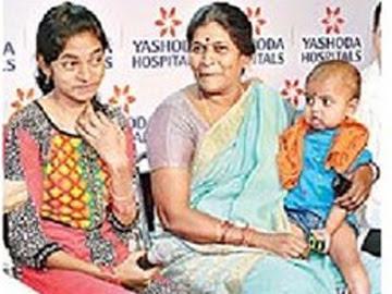 Two-year-old Mahasen Datta underwent surgery at Yashoda Hospital - Sakshi Post