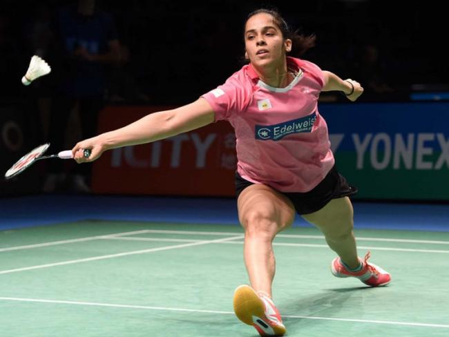 London Games bronze winner Saina Nehwal  made a resounding start to her badminton campaign at the Rio Olympics. - Sakshi Post