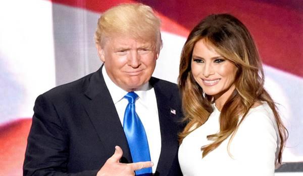 Donald Trump with his wife Melania - Sakshi Post