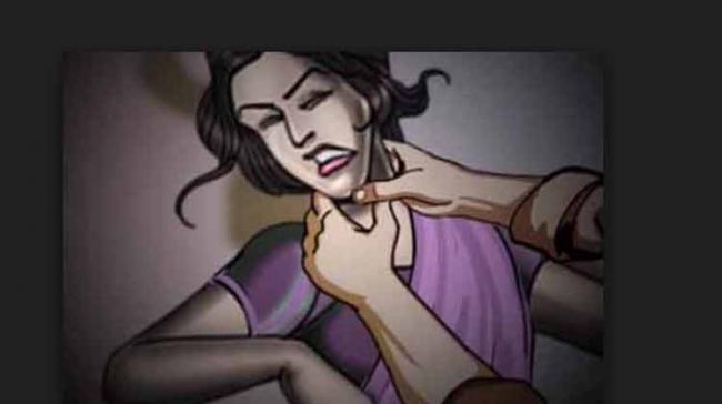 Finding Jayanti alone, Naresh tried to molest her and made sexual advances. She immediately resisted him. In a fit of rage, Naresh strangulated her to death. (Representational image) - Sakshi Post