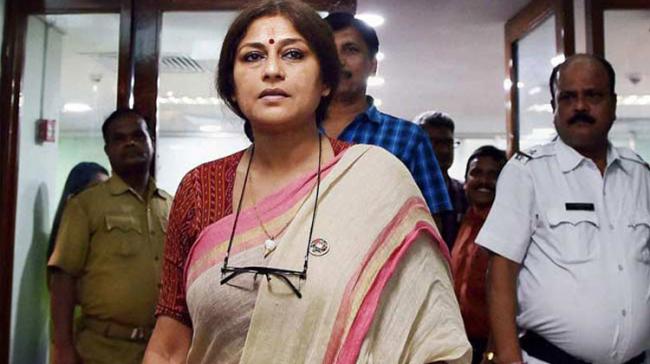 Roopa Ganguly has been booked for making statements conducing public mischief, criminal intimidation and for outraging the modesty of a woman. - Sakshi Post