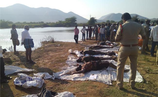 The four bodies have been identified as that of Muragesan, Karriannan, Jairam and Muragesh while another body is yet to be identified. - Sakshi Post