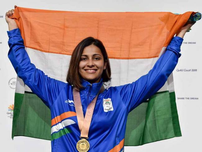 Heena Sidhu won gold in the women’s 25 metre Pistol event - Sakshi Post