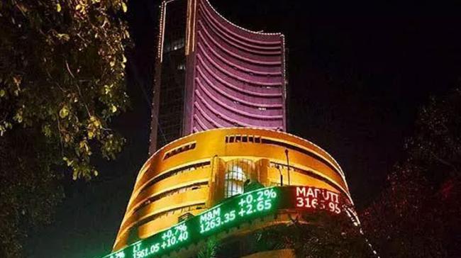 The 30-share BSE index jumped 83.74 points, or 0.24 per cent, to 34,699.87 in early trade - Sakshi Post