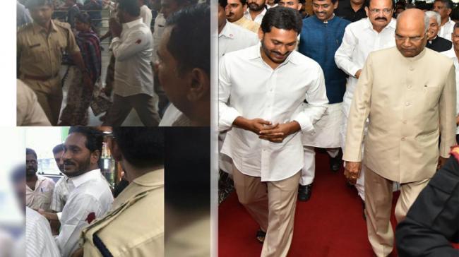 File Photo of Ys Jagan Mohan Reddy with the President of India Ram Nath Kovind - Sakshi Post