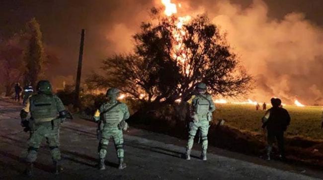 Illegal Pipeline Tap Bursts Into Flames In Central Mexico, Kills 73 - Sakshi Post