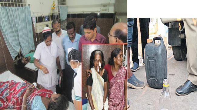 Victims at the KGH , Visakhapatnam - Sakshi Post