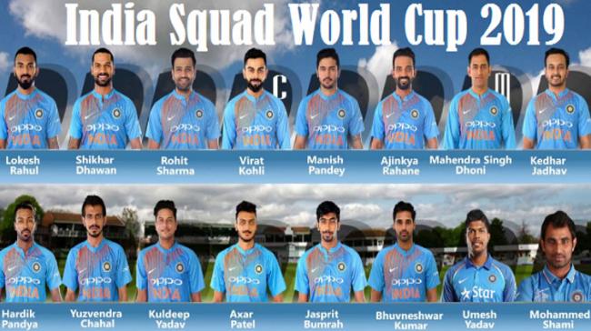 Indian Cricket Squad For World Cup - Sakshi Post