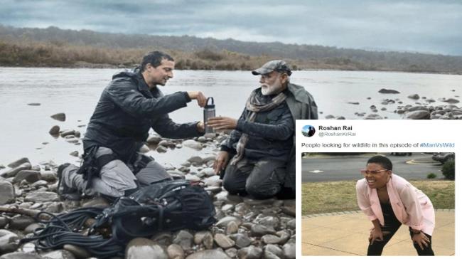 Social media meme on Modi Vs Wild show - Sakshi Post