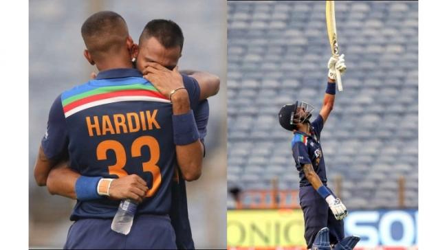 Ind Vs Eng 1st Odi Krunal Pandya Breaks Down After Scoring 58 Not Out 7194