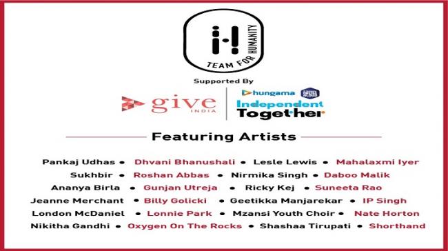  Music Industry Join Hands For Hungama Artist Aloud’s Independent Together Concert to Support Covid Relief in India - Sakshi Post