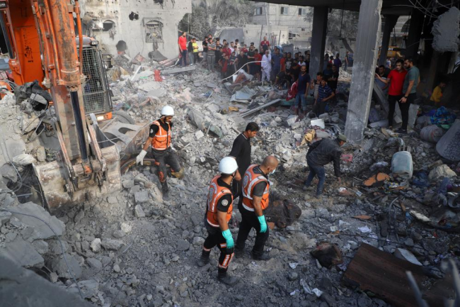 Dozens Reported Killed At Jabalia Refugee Camp Blast In Gaza